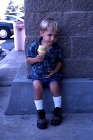 the start of our 1st day of school ice cream TRADITION!